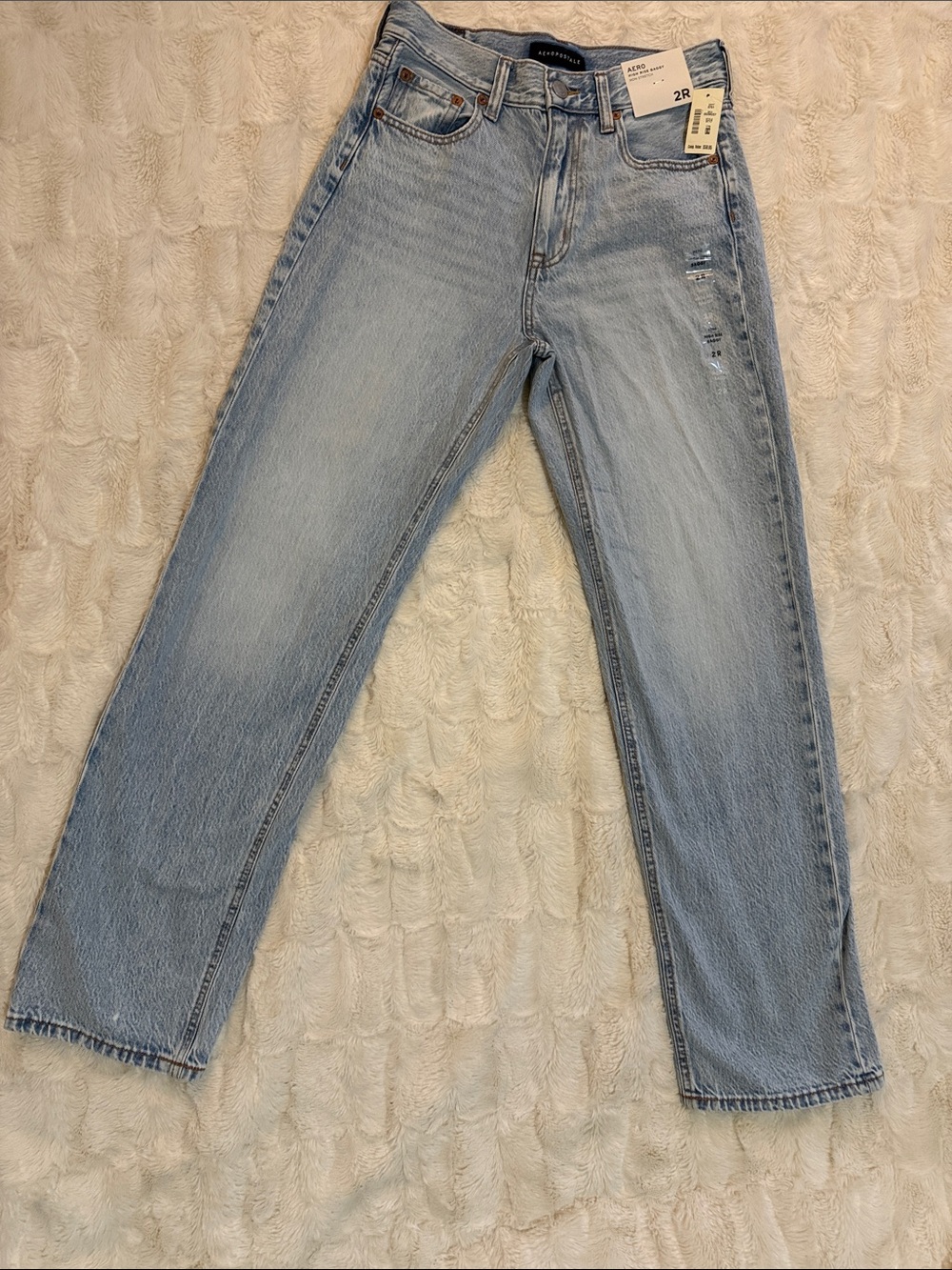 Aeropostale Light Blue Relaxed Straight Jeans